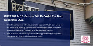 CUET UG and PG Scores Now Valid for Both Biannual Admission Sessions, Says UGC